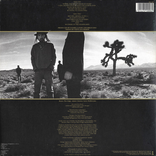 U2 : The Joshua Tree (LP, Album, Gat)