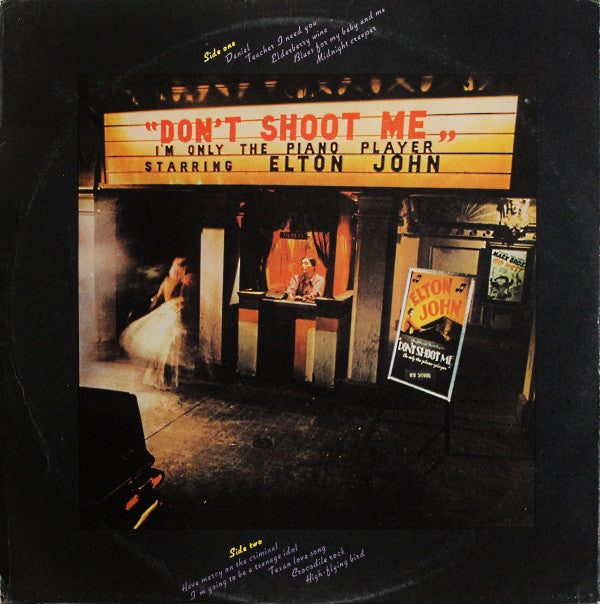 Elton John : Don't Shoot Me I'm Only The Piano Player (LP, Album)