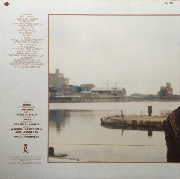 U2 : October (LP, Album, RE, Ora)