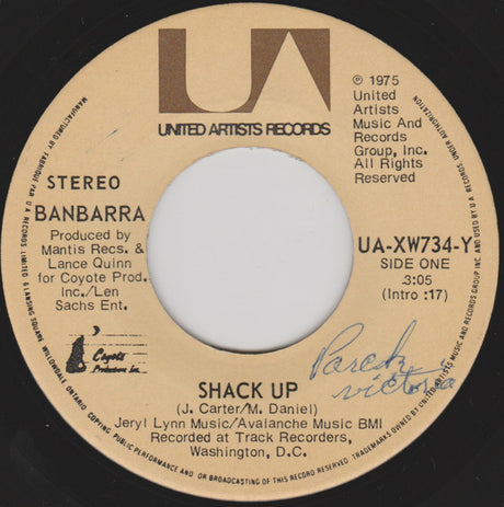 Banbarra : Shack Up (7")