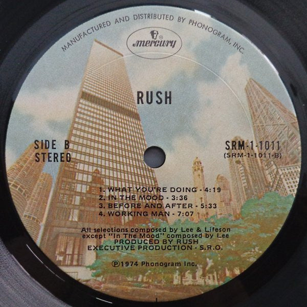 Rush : Rush (LP, Album, Ter)