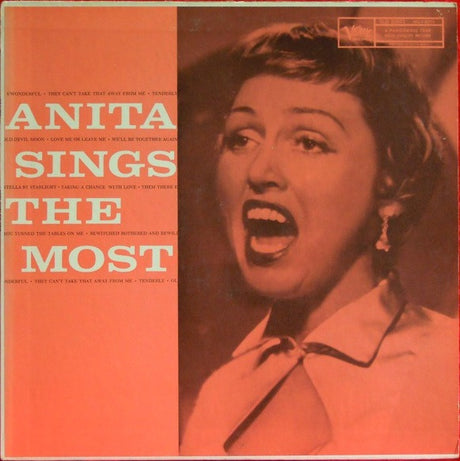 Anita O'Day And Her Rhythm Section : Anita Sings The Most (LP, Album, Mono)
