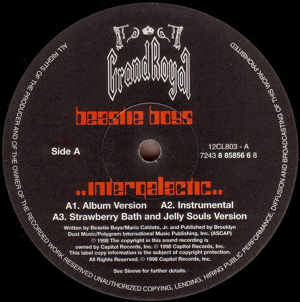 Beastie Boys : Intergalactic (12")