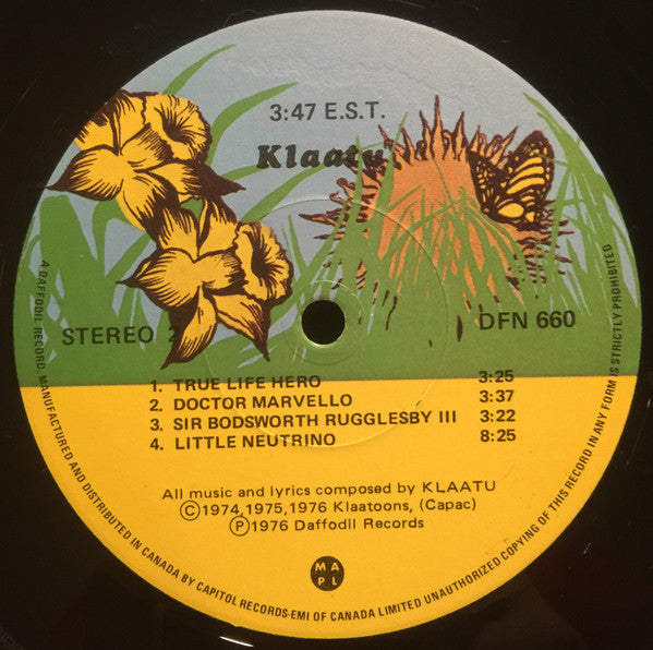 Klaatu : 3:47 E.S.T. (LP, Album, RE)