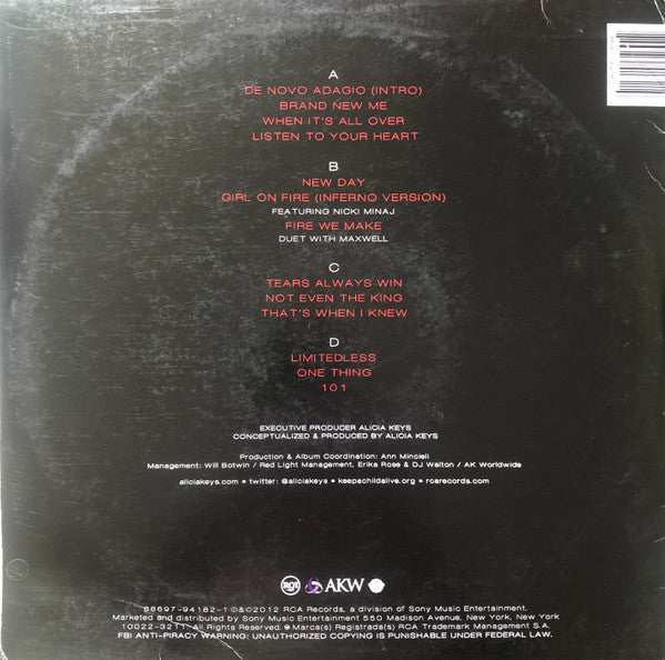 Alicia Keys : Girl On Fire (2xLP, Album)