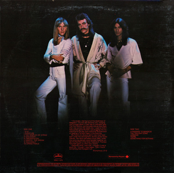 Rush : 2112 (LP, Album, Gat)