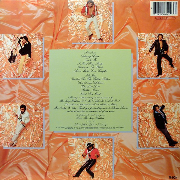 The Isley Brothers : Between The Sheets (LP, Album, RE)