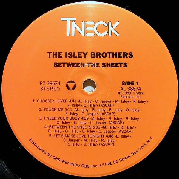 The Isley Brothers : Between The Sheets (LP, Album, RE)