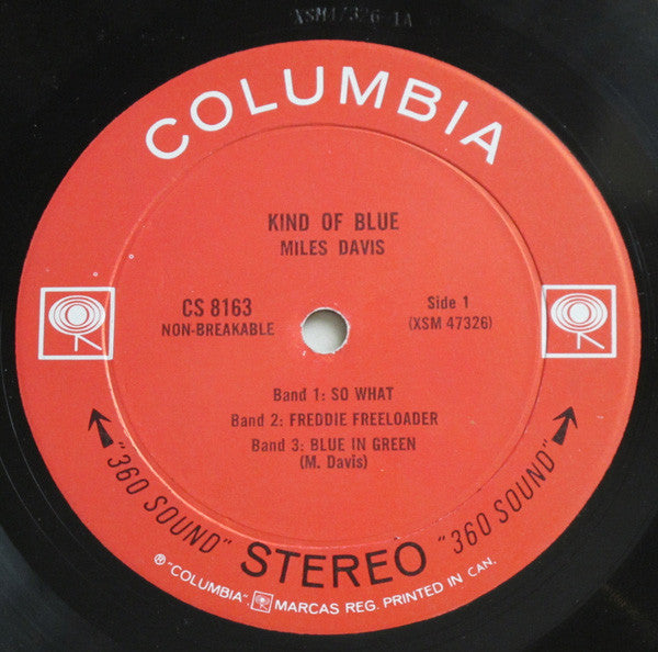 Miles Davis : Kind Of Blue (LP, Album, RE)