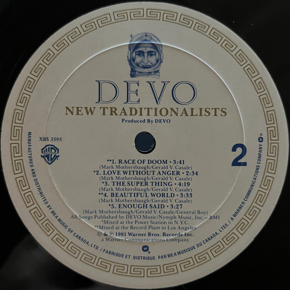 Devo : New Traditionalists (LP, Album + 7", Single)
