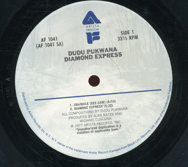 Dudu Pukwana : Diamond Express (LP, Album)