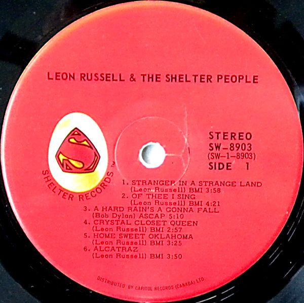 Leon Russell And The Shelter People : Leon Russell And The Shelter People (LP, Album)