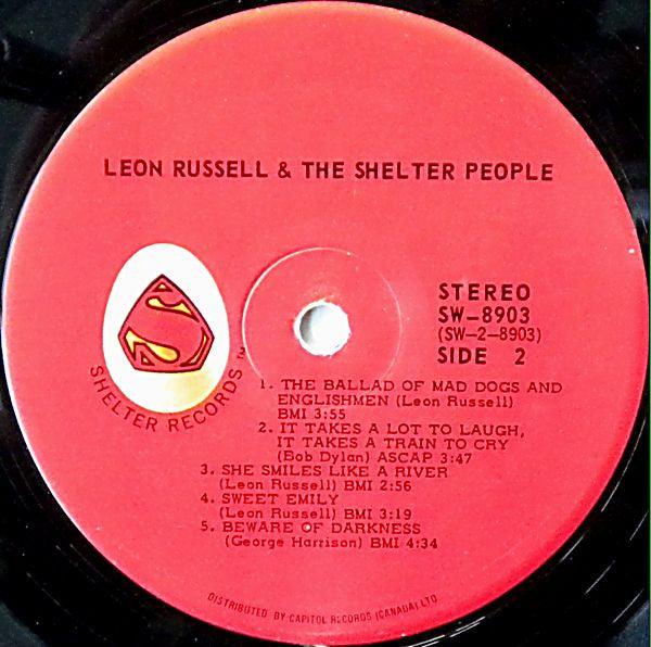 Leon Russell And The Shelter People : Leon Russell And The Shelter People (LP, Album)