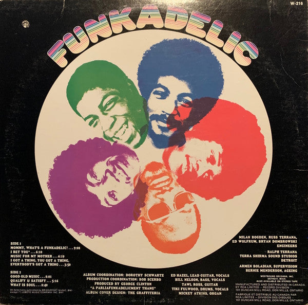 Funkadelic : Funkadelic (LP, Album, RE)