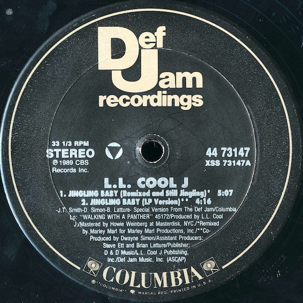LL Cool J : Jingling Baby (12" Mixes) (12")