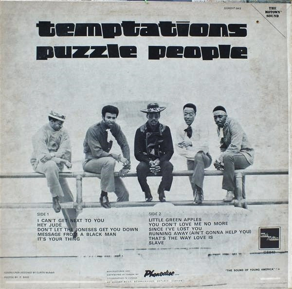 The Temptations : Puzzle People (LP, Album)