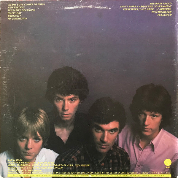 Talking Heads : Talking Heads: 77 (LP, Album)