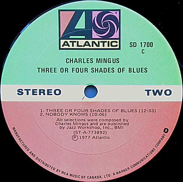 Charles Mingus : Three Or Four Shades Of Blues (LP, Album)