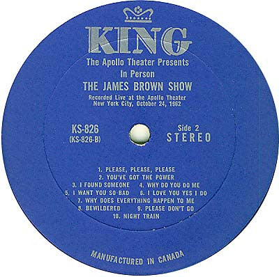 James Brown : James Brown Live At The Apollo (LP, Album)
