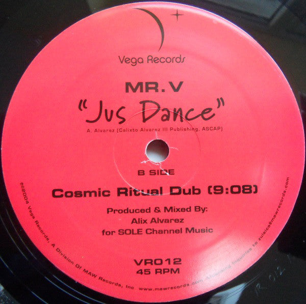 Mr. V (4) : Jus Dance (12")