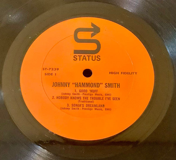 Johnny Hammond & Willis Jackson : Johnny "Hammond" Smith Cooks With Gator Tail (LP, Album, Mono)