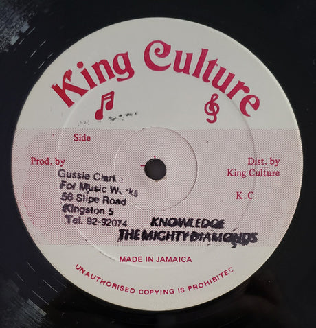 The Mighty Diamonds / Howie Smart : Knowledge / Chu Wa Wa (12")