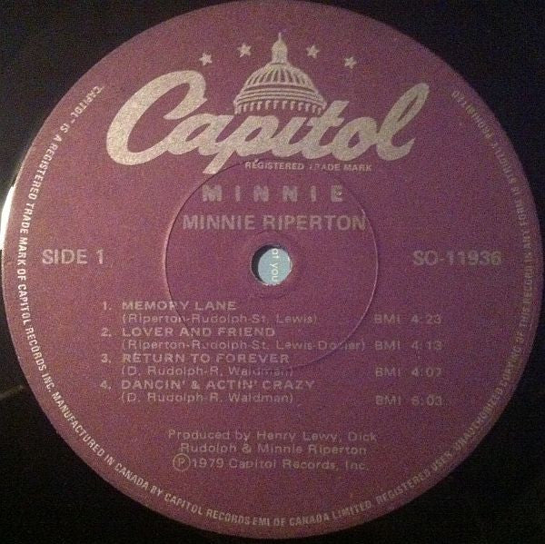 Minnie Riperton : Minnie (LP, Album)