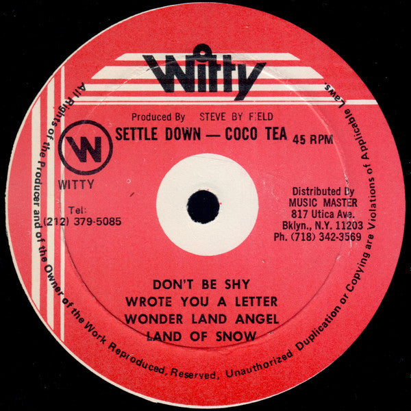 Coco Tea* : Settle Down (LP, Album)