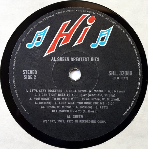 Al Green : Greatest Hits (LP, Comp)