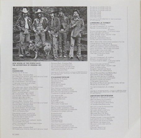 New Riders Of The Purple Sage : The Adventures Of Panama Red (LP, Album, Gat)