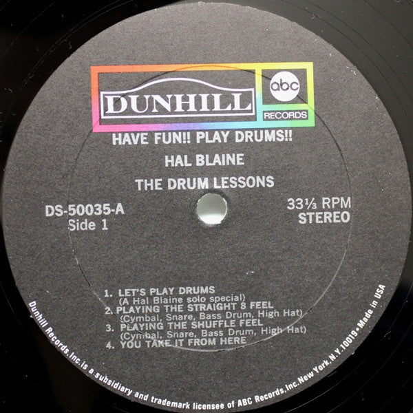 Hal Blaine : Have Fun!!! Play Drums!!! (LP)