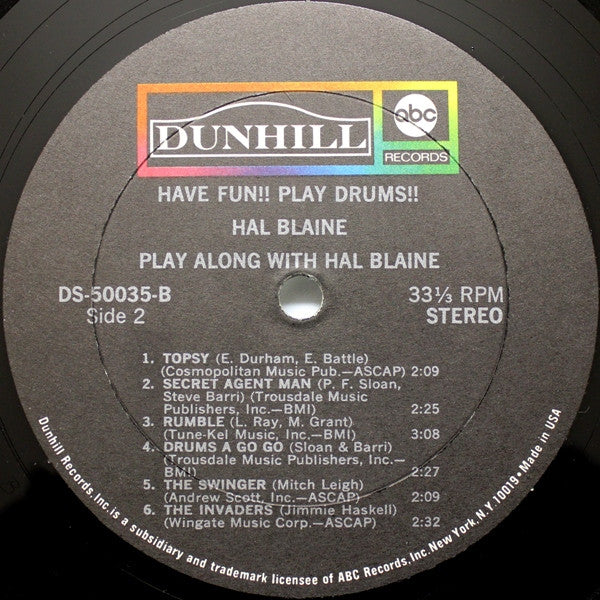 Hal Blaine : Have Fun!!! Play Drums!!! (LP)