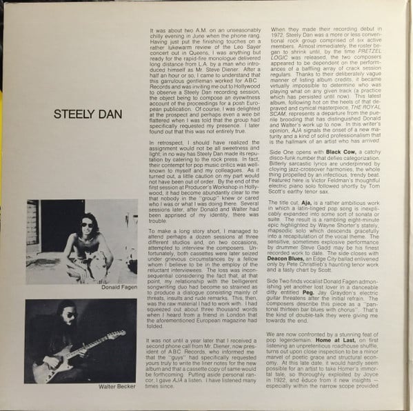 Steely Dan : Aja (LP, Album)