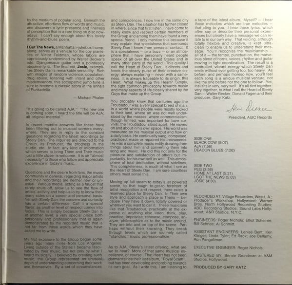 Steely Dan : Aja (LP, Album)