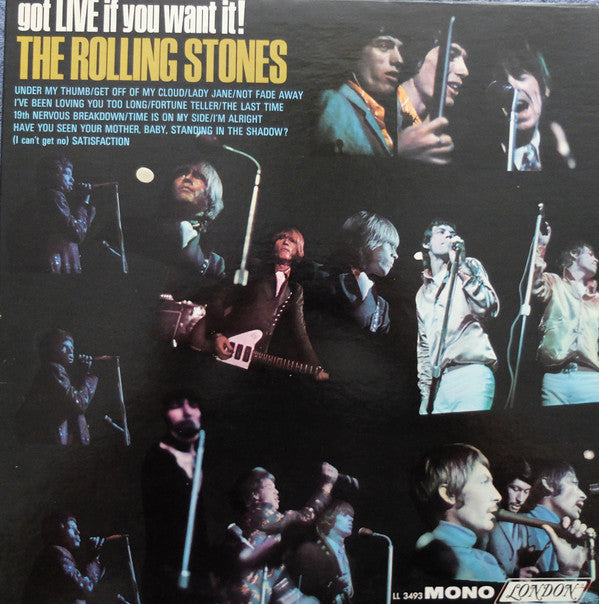 The Rolling Stones : Got Live If You Want It! (LP, Album, Mono)