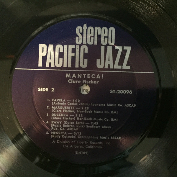 Clare Fischer : Manteca! (LP, Album)