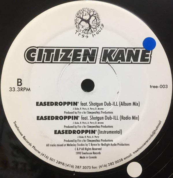 Citizen Kane (2) : Reality N' Facts (12")