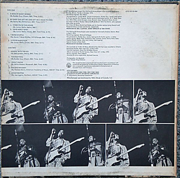 Buddy Guy & Junior Wells : Play The Blues (LP, Album)
