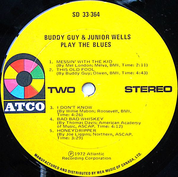 Buddy Guy & Junior Wells : Play The Blues (LP, Album)