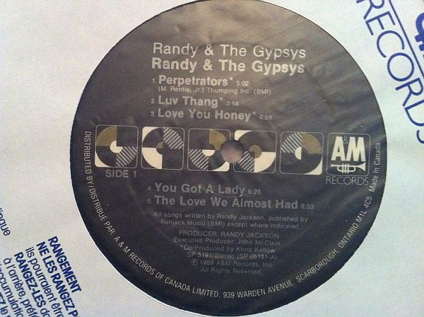 Randy & The Gypsys : Randy & The Gypsys (LP, Album)