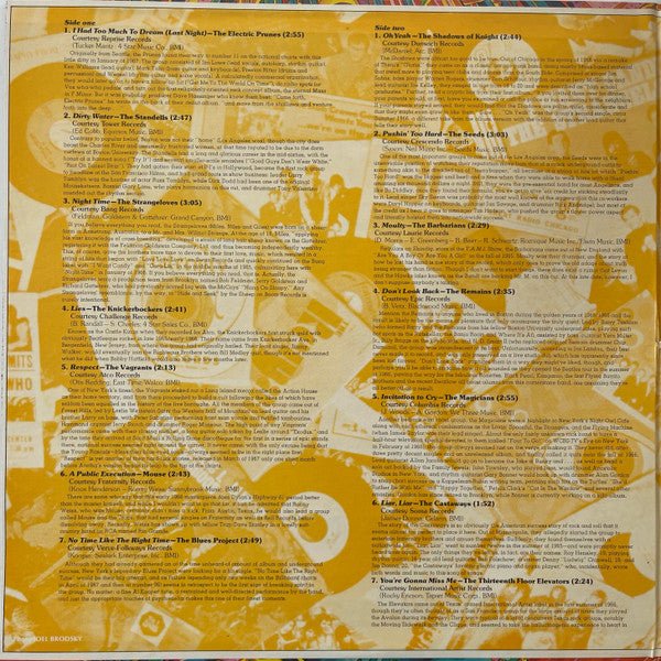 Various : Nuggets (Original Artyfacts From The First Psychedelic Era 1965-1968) (2xLP, Comp, Promo)