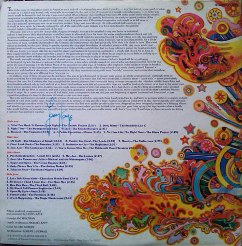Various : Nuggets (Original Artyfacts From The First Psychedelic Era 1965-1968) (2xLP, Comp, Promo)