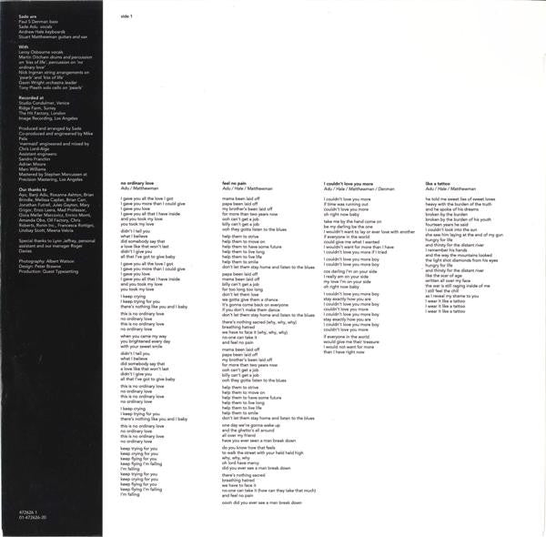 Sade : Love Deluxe (LP, Album)