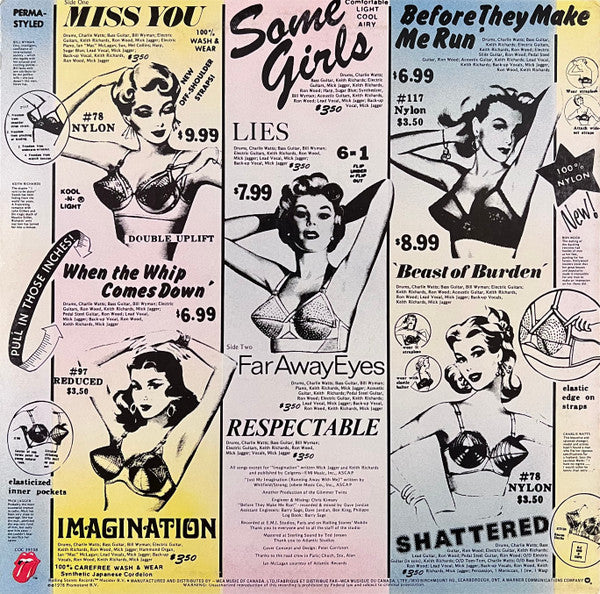 The Rolling Stones : Some Girls (LP, Album, 1st)