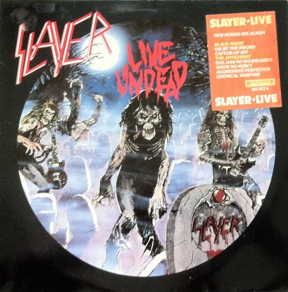 Buy Slayer: Live Undead (LP, Album, RE, Axe) Vinyl Record Online