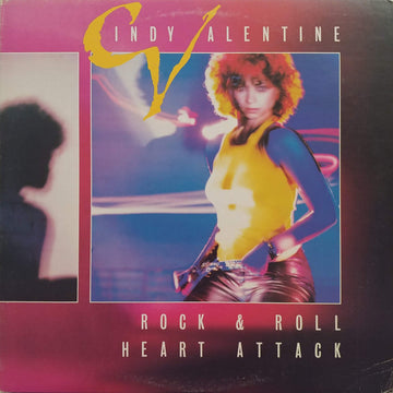 Cindy Valentine : Rock & Roll Heart Attack (LP, Album, Red)