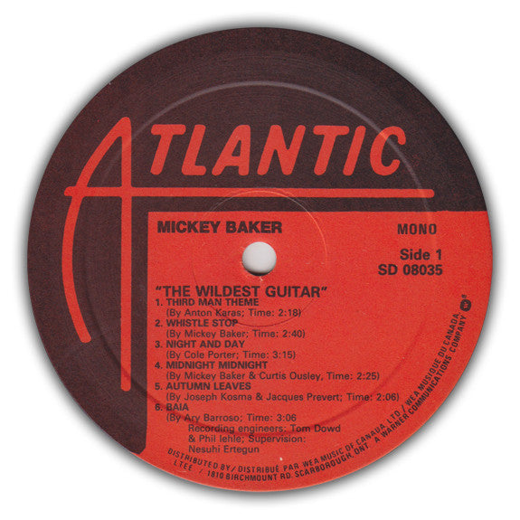 Mickey Baker : The Wildest Guitar (LP, Mono, RE, RM)