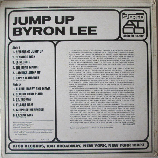 Byron Lee : Jump Up (LP, Album)