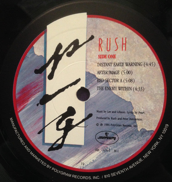 Rush : Grace Under Pressure (LP, Album, 72 )