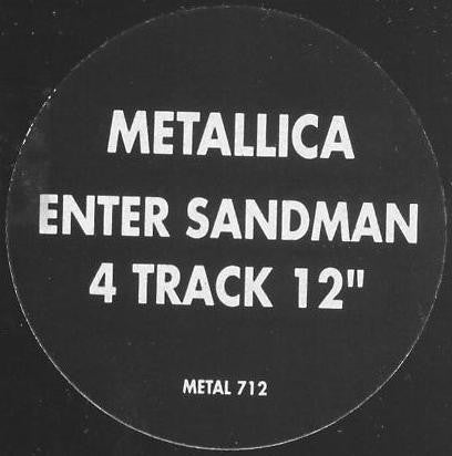 Metallica : Enter Sandman (12", Single)